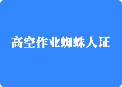 爆操小逼高空作业蜘蛛人证